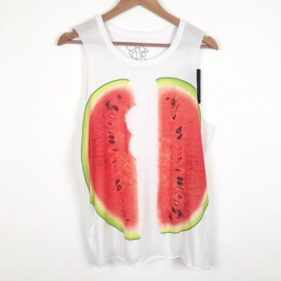 NWT Chaser Reflected Melons Tank Size Large - Picture 5 of 8